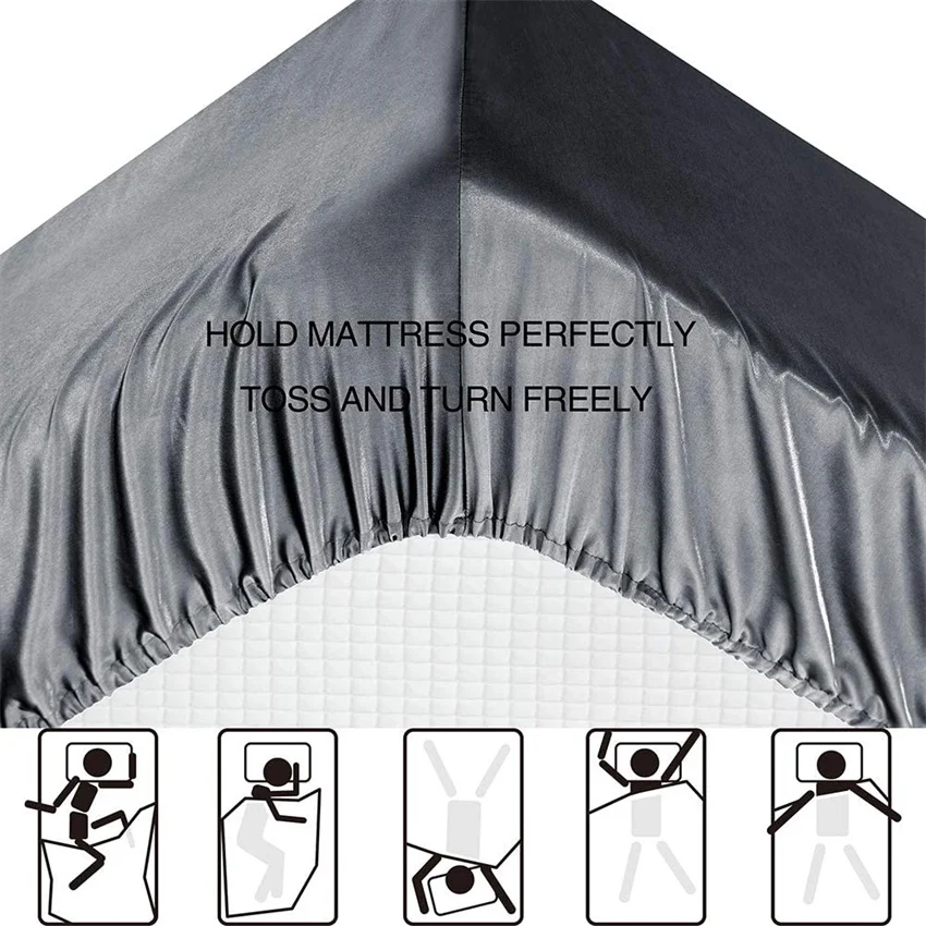 Luxury Bedding with Fitted Sheet Flat Sheet Pillowcase Mulberry Silk Bed Sheets Set Queen King Size Deep Pocket Flat Bedsheets