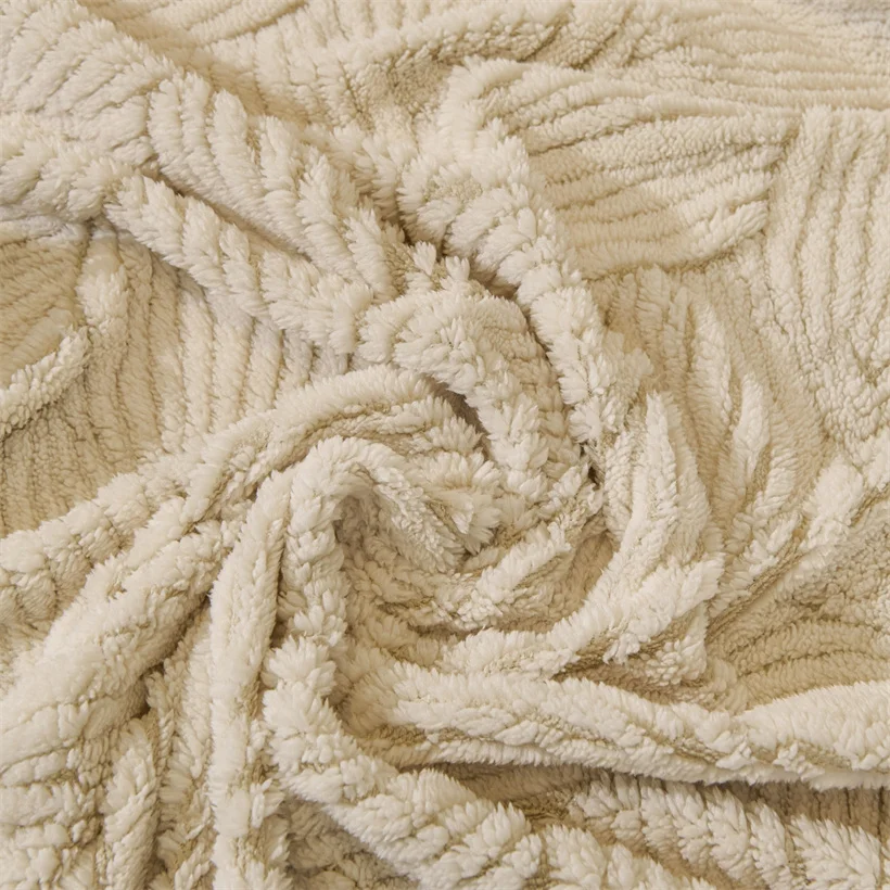 Sofa Towel with Full Coverage Ins Cream Style Plush Fleece Camping Blanket Sofa Cushion Cover Thick Warm Universal All Inclusive