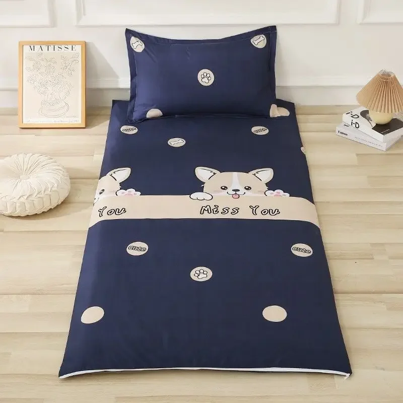 WASART Fully enclosed with zipper mattress protector cover geometric printed baby couple single double bed sheet protection pad