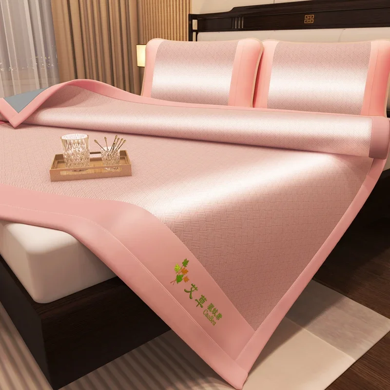 WASART Summer carbon light fibres 1800D cooling air conditioning sleeping mat cool feeling cold sheet luxury bed protection pad