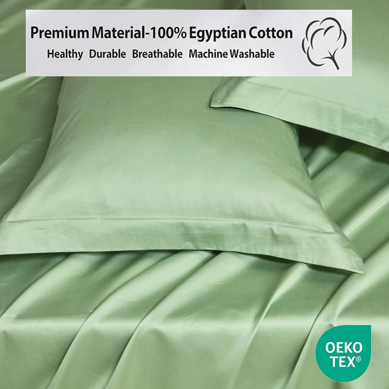 100% Organic Egyptian Cotton Pillow Case 2pcs 800TC Protect Hair Skin Pillowcase Customized Size Bedding Pillowcase Pillow Cover