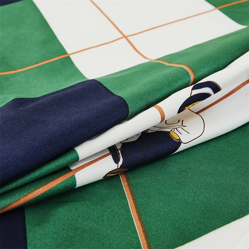 Fitted Sheet Waterproof Six-Sided With Zipper Mattress Cover Cartoon Printed Bed Cover Deep Pocket for 10/15/20/25cm Bedspreads