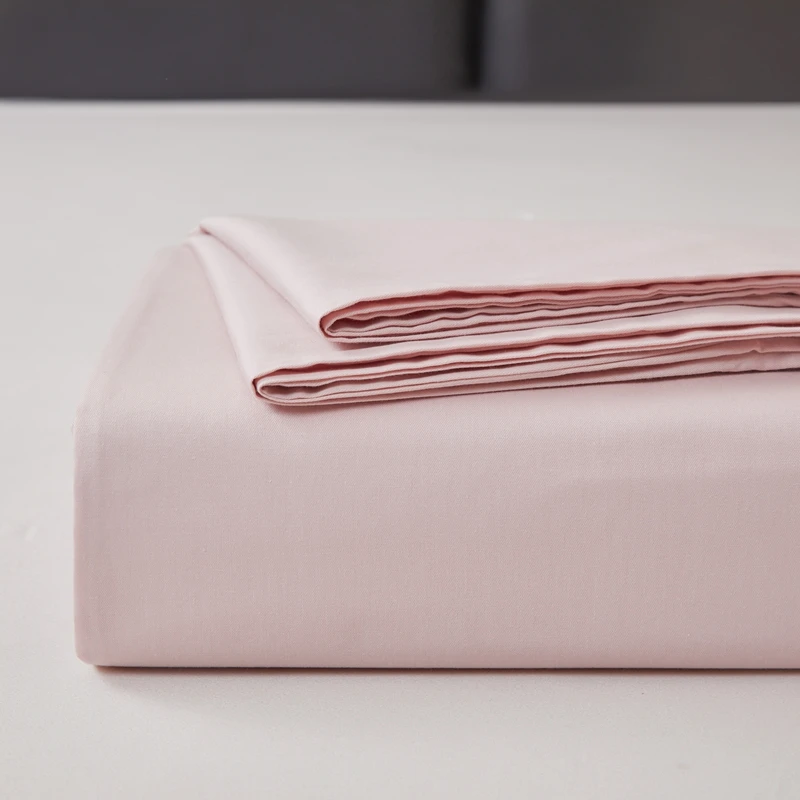 WASART Summer pure cotton flat bed sheet and pillowcase 150x190 bedroom couple bed linen sets luxury single double bed king size