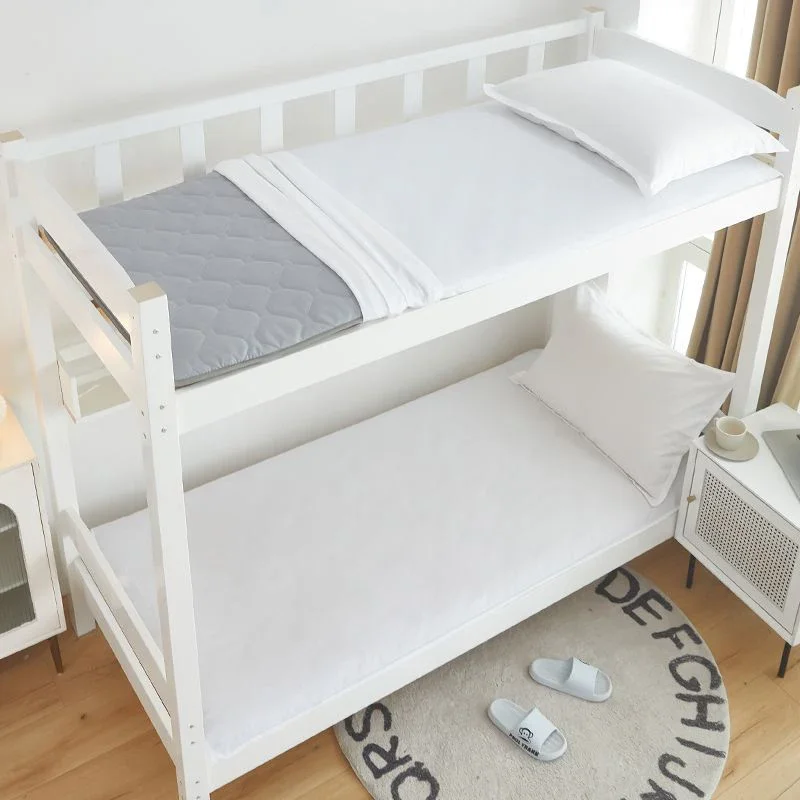 WASART 360° fully enclosed with zipper cotton mattress protector cover single double bed white sheet protection pad king size